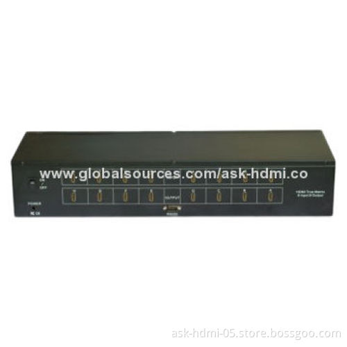 RS232 8x8 HDMI Matrix Switcher Splitter Adapter, Supports CECNew
